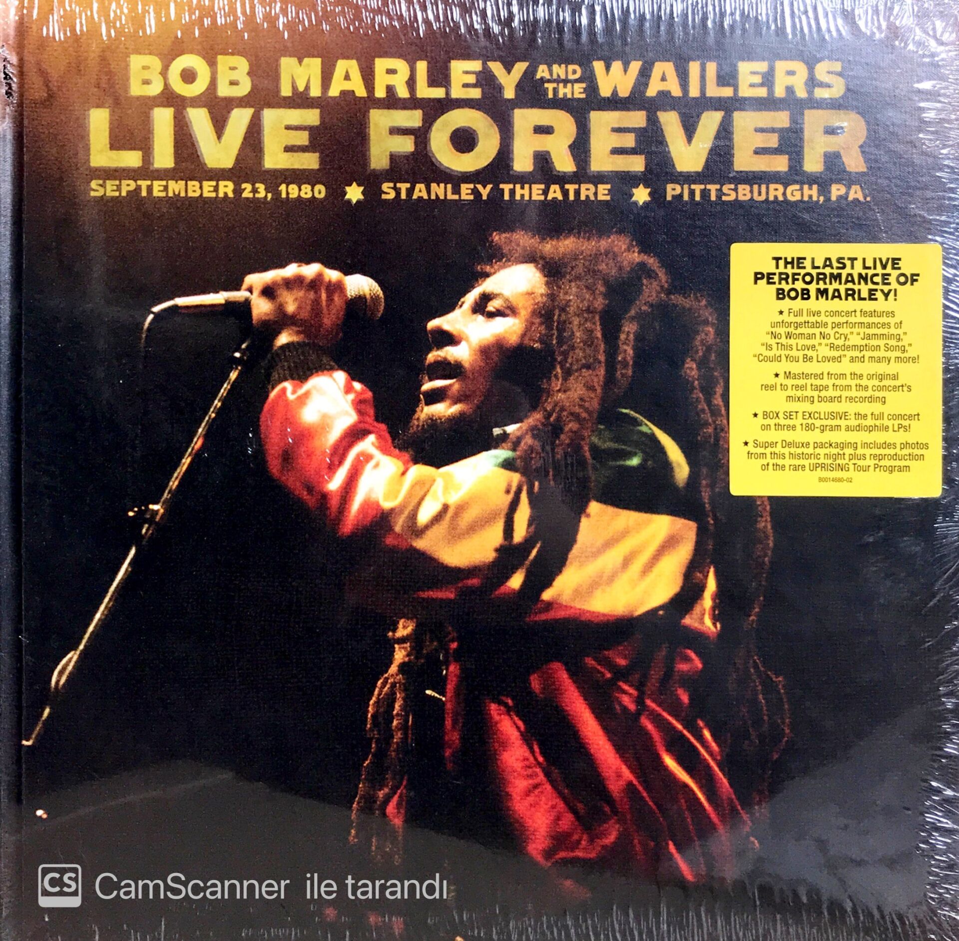 Bob Marley And The Wailers / Live Forever 3xLP - 2xCD Box Set
