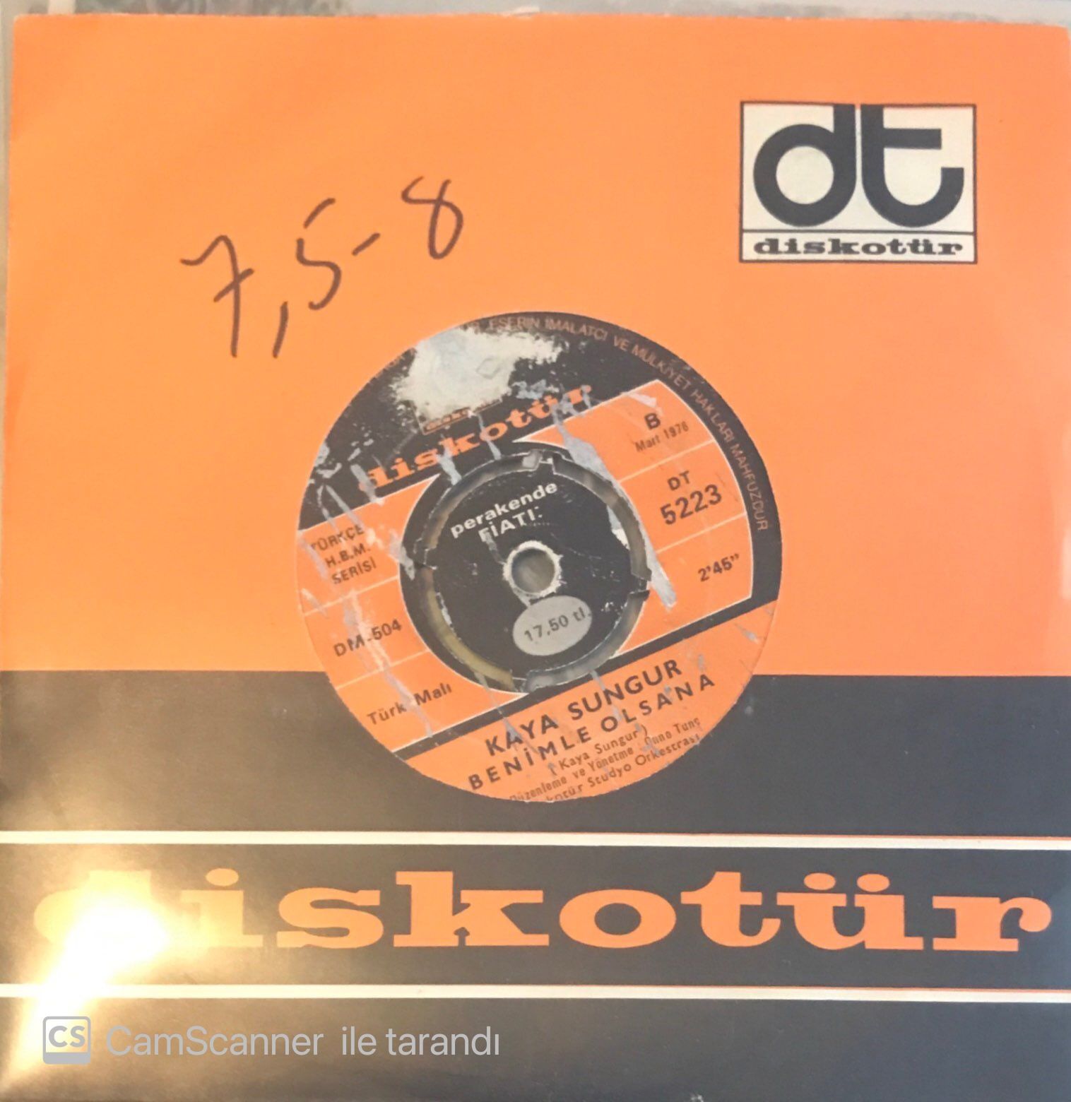 Kaya Sungur - Benimle Olsana 45lik