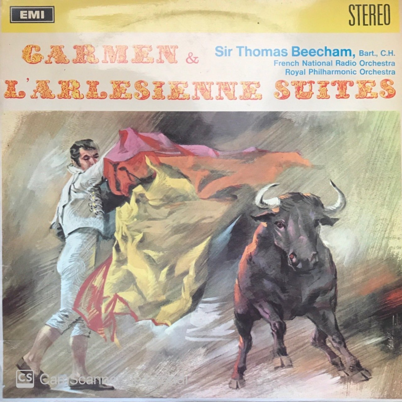 Carmen L'arlesienne Suites Sir Thomas Beecham LP