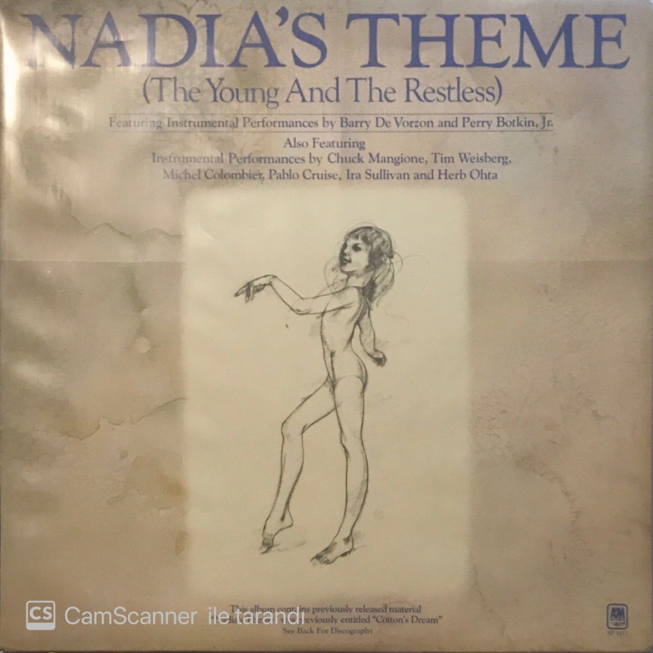 Nadia's Theme The Young And The Restless LP