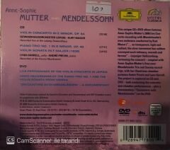 Mendelssohn - Anne Sophie Mutter CD + DVD