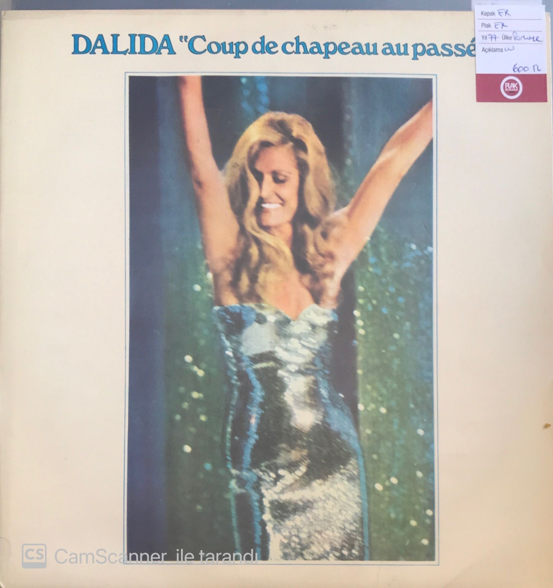 Dalida Coup de Chapeau Au Passe LP