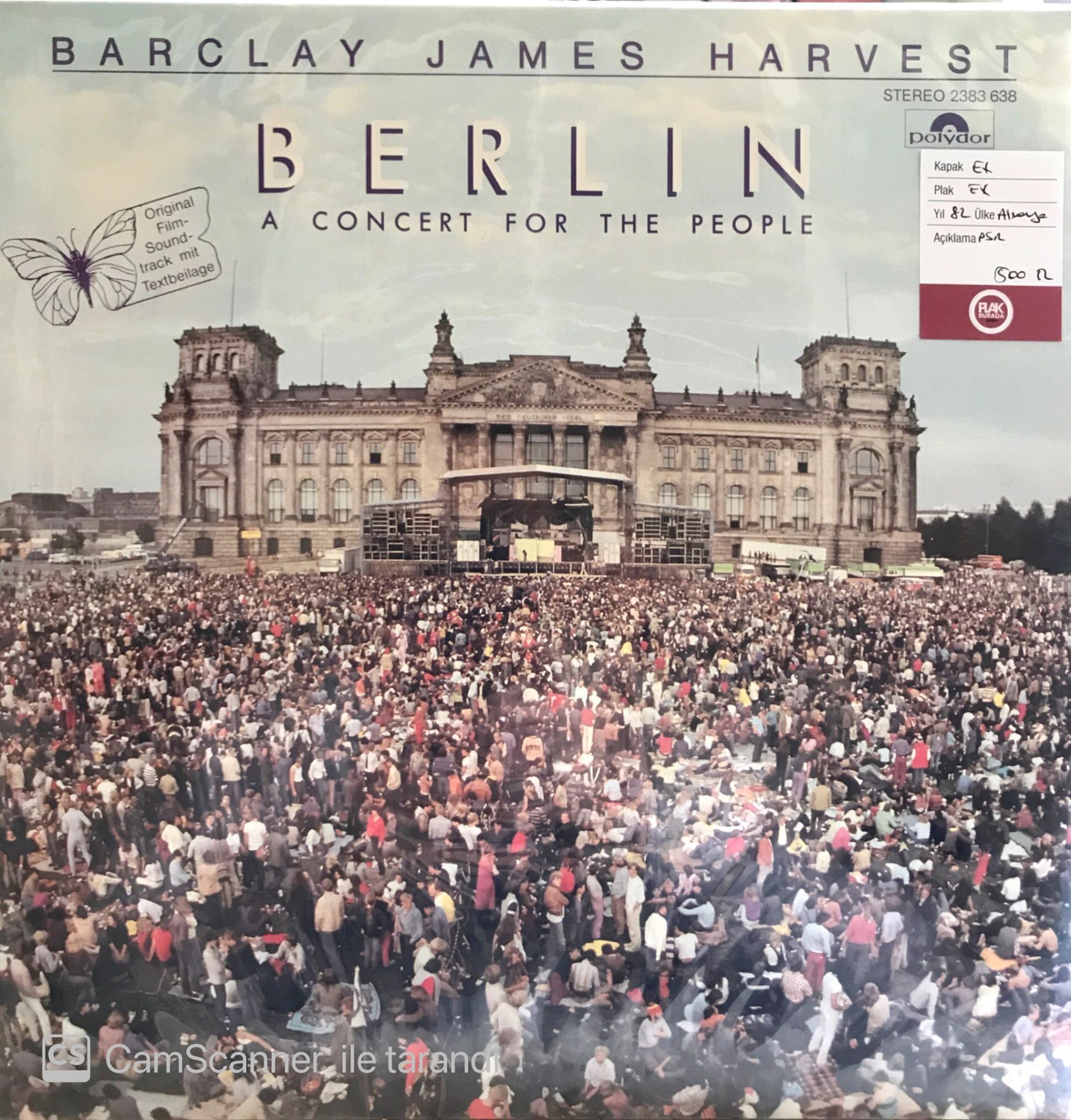 Barclay James Harvest - Berlin A Concert For The People LP