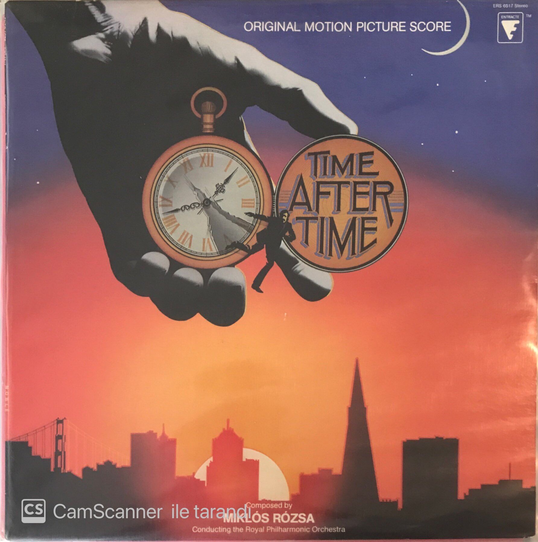 Time After Time Original Motion Picture Score LP