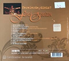 Ferdi Özbeğen Nerelerdeydiniz CD