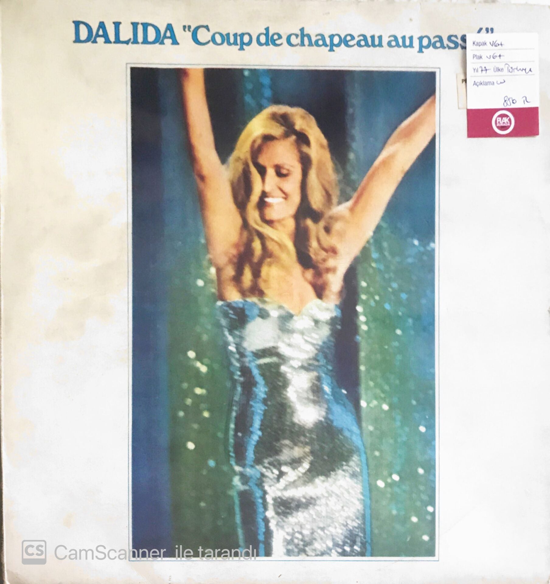 Dalida - Coup de Chapeau Au Passe - LP