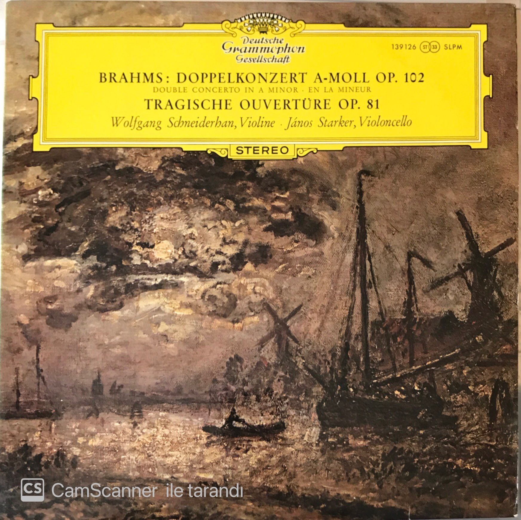Brahms: Doppelkonzert A-Moll Op.102 Tragische Ouvertüre Op.81 LP