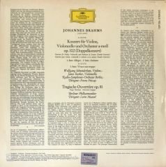 Brahms: Doppelkonzert A-Moll Op.102 Tragische Ouvertüre Op.81 LP