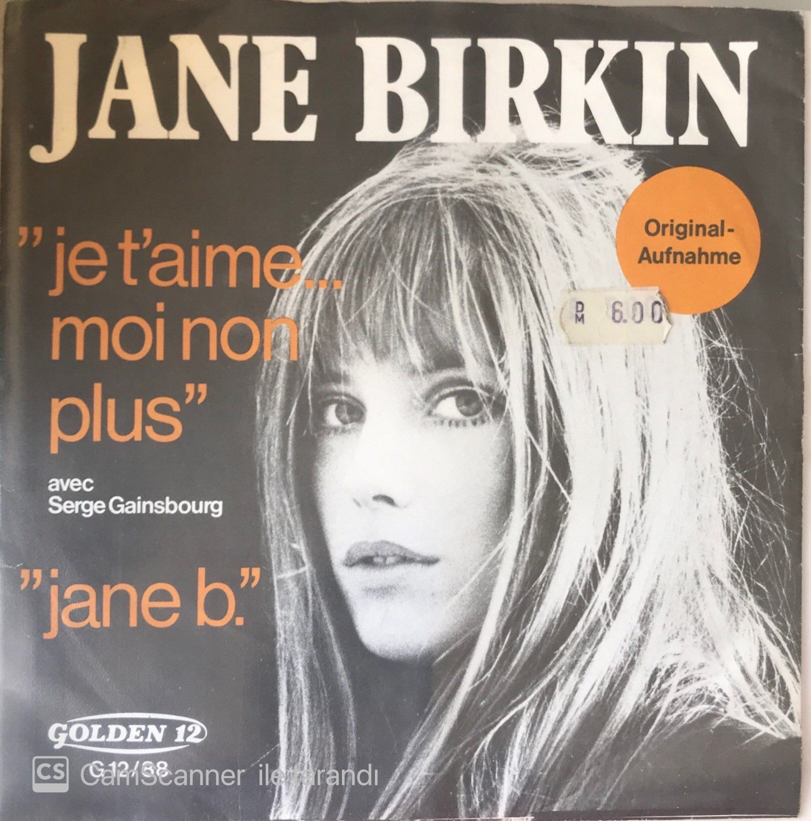 Jane Birkin & Serge Gainsbourg Je T'aime.. Moi Non Plus 45lik