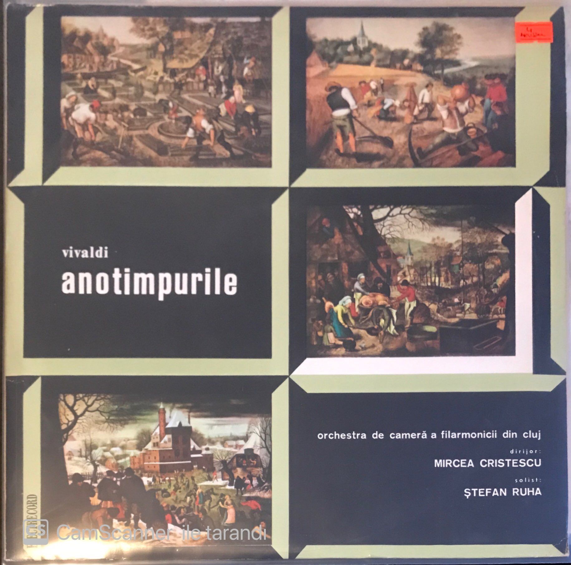 Antonio Vivaldi - Anotimpurile ( Dört Mevsim ) LP