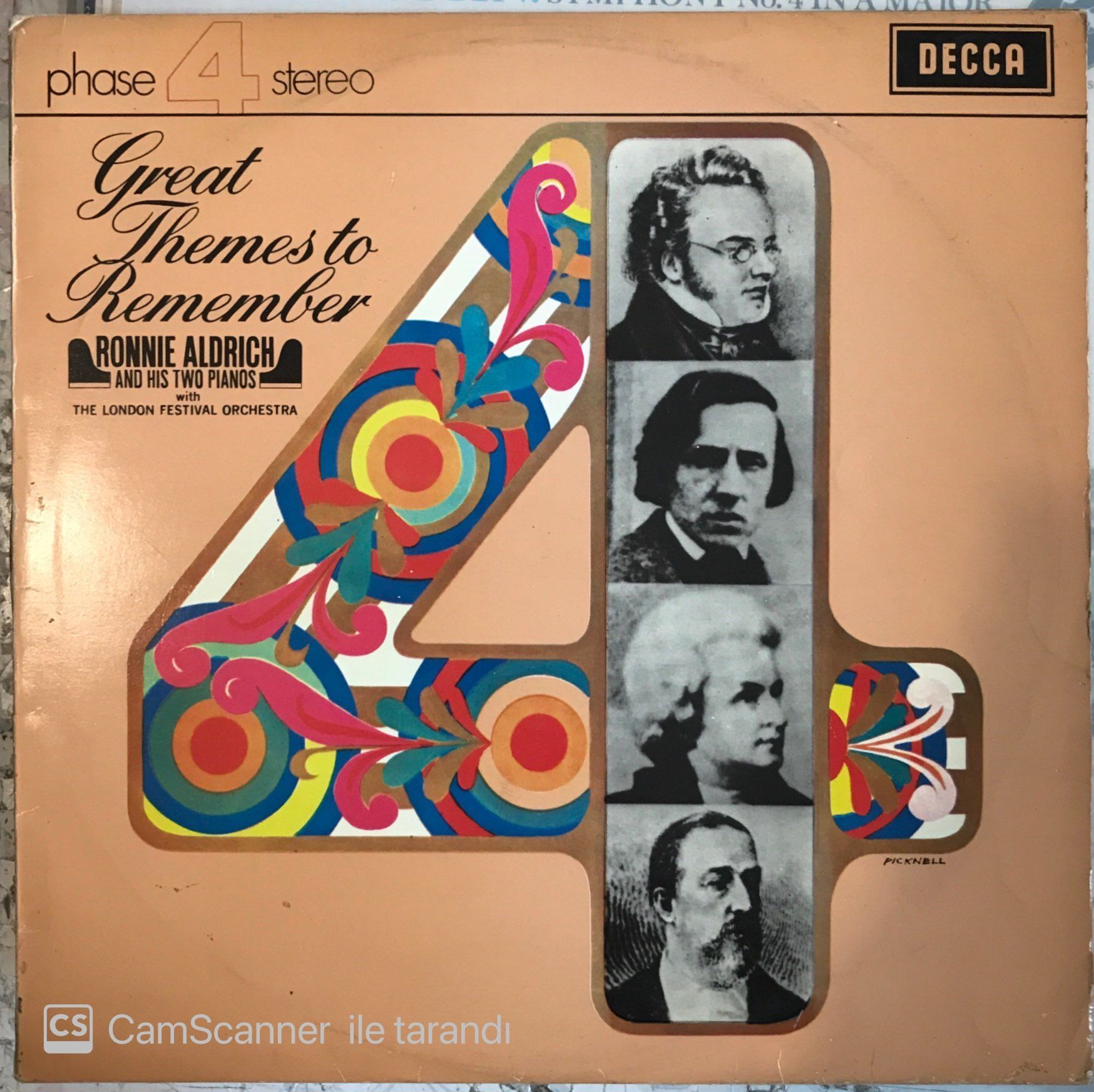 Ronnie Aldrich Great Themes to Remember LP