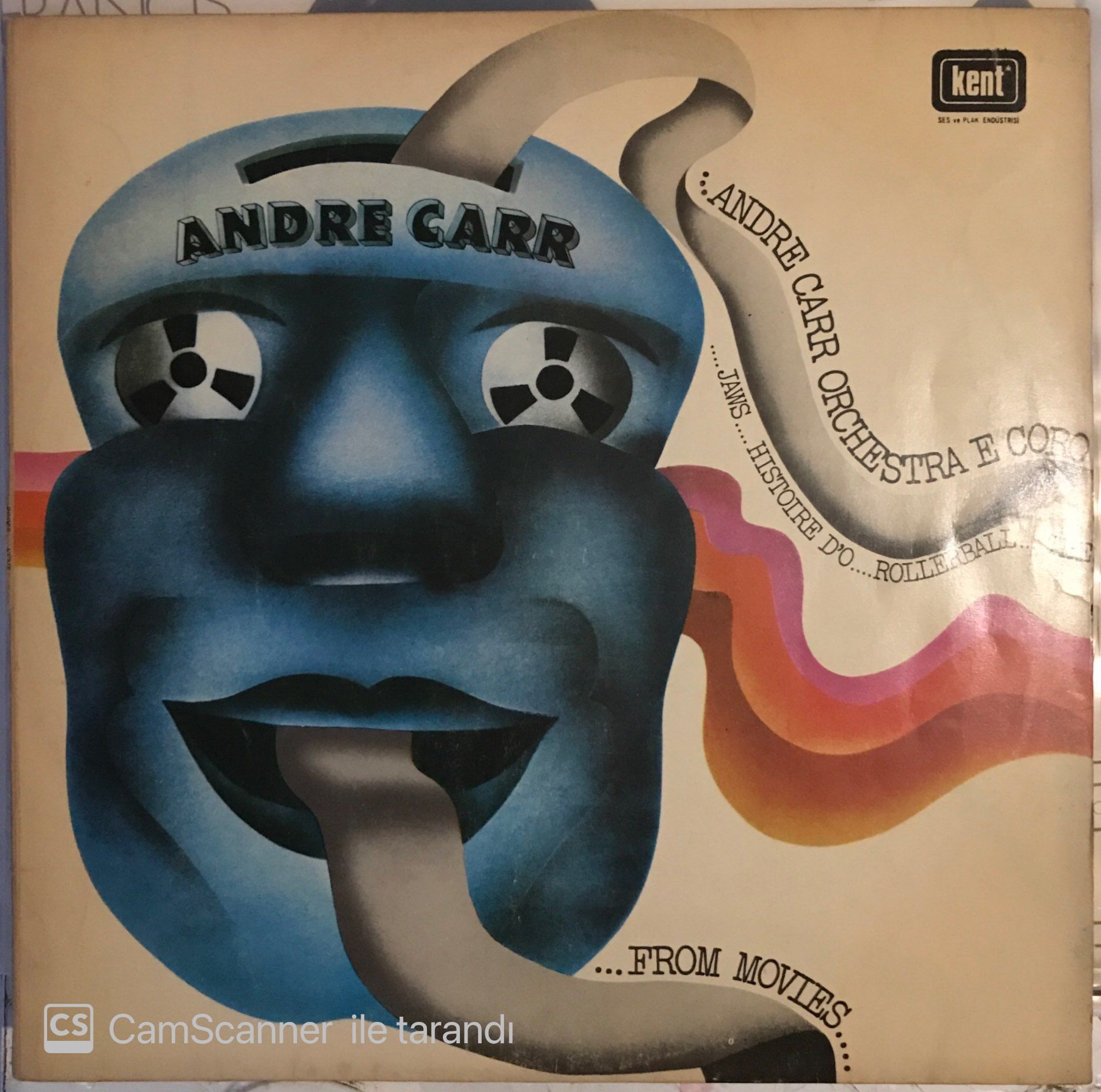 Andre Carr Orchestra E Coro Jaws Histoire D'o Rollerball LP