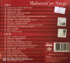 Mahzuni'ye Saygı 2'li CD
