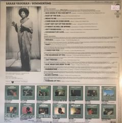 Sarah Vaughan Summertıme LP