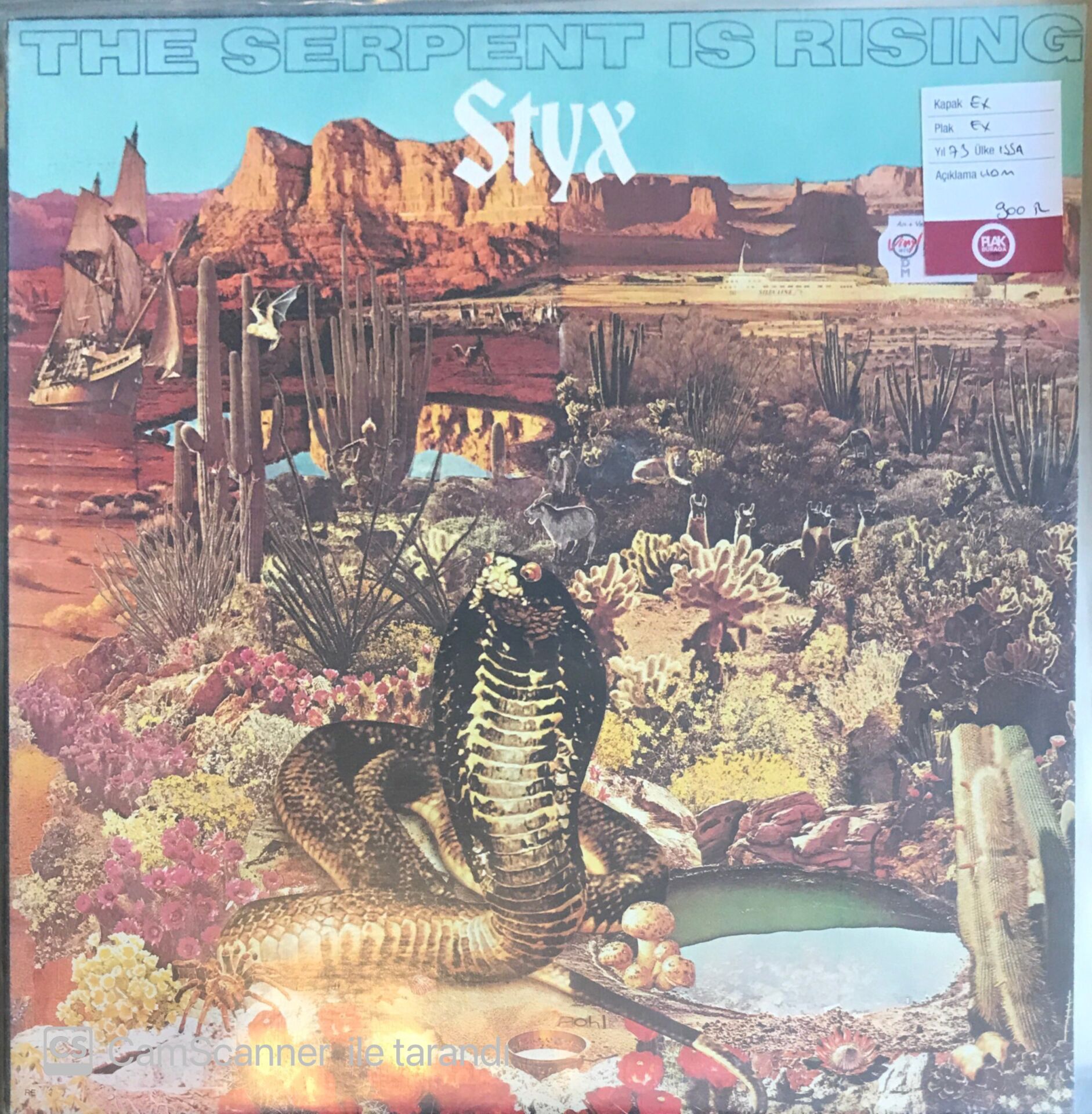 Styx - The Serpent Is Rising LP
