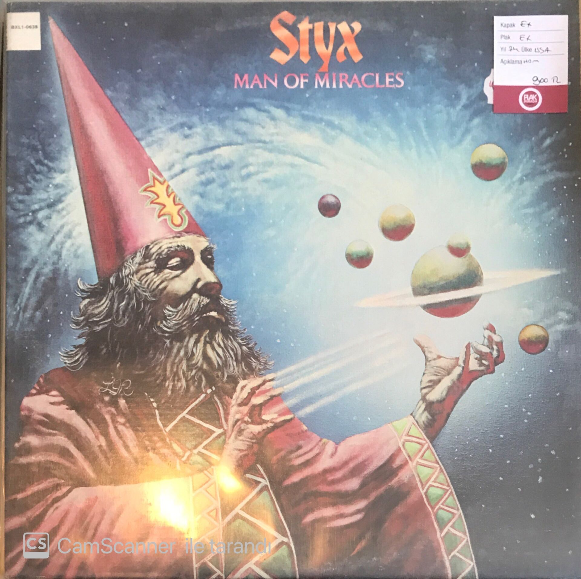 Styx - Man Of Miracles LP