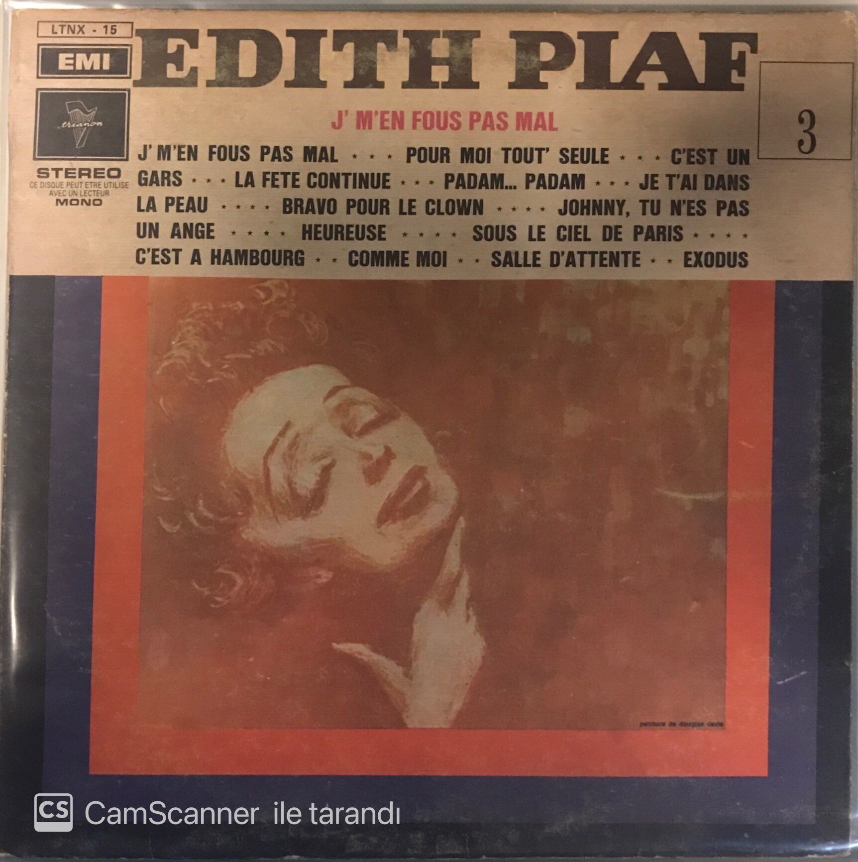 Edith Piaf - J' M'en Fous Pas Mal LP