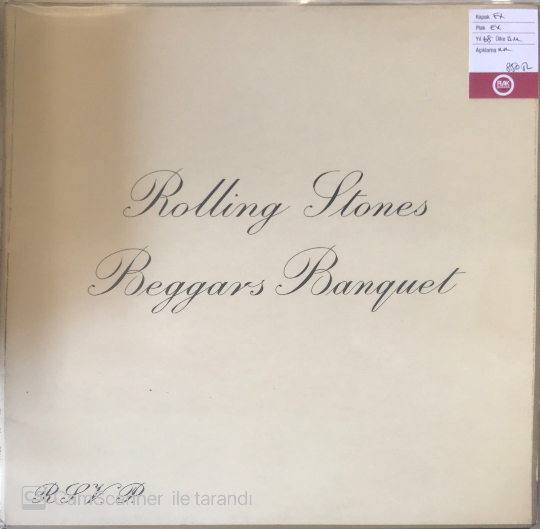 The Rolling Stones - Reggars Ranquet LP
