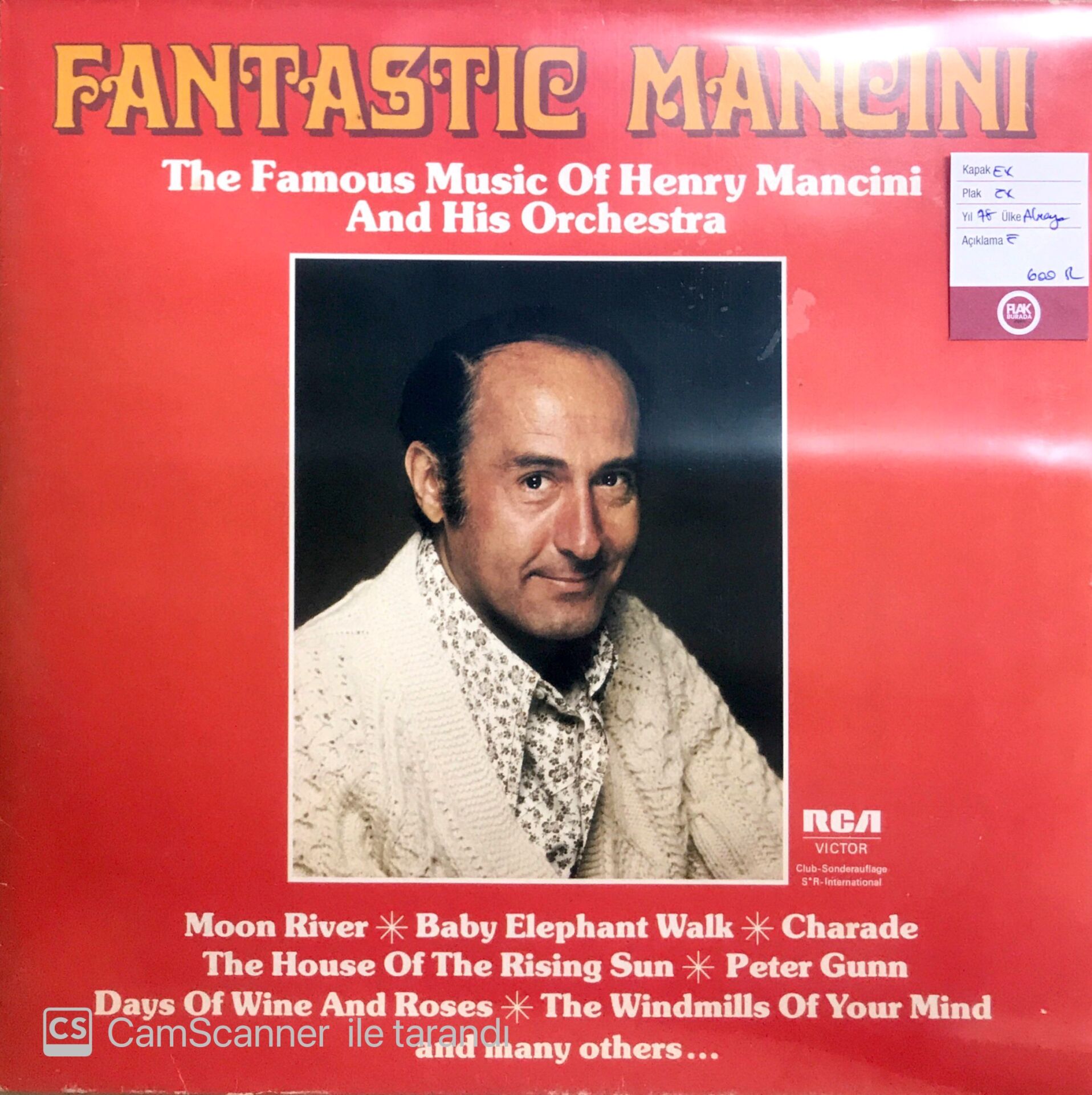 Fantastic Mancini / The Famous Music Of Henry Mancini And His Orchestra LP