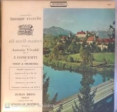 Antonio Vivaldi - 5 Concerti LP