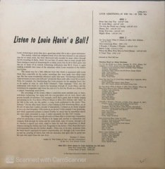 Louis Armstrong In The '30s - In The '40s LP