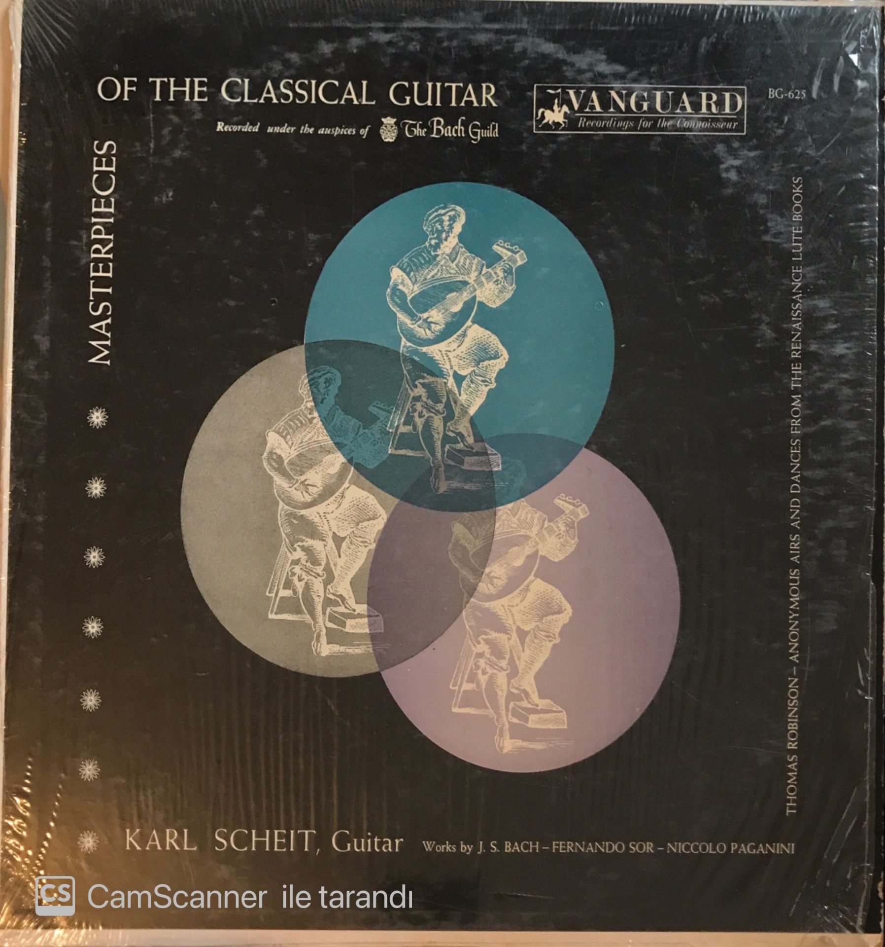 Masterpieces Of The Classical Guitar (Karl Scheit) LP