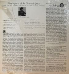 Masterpieces Of The Classical Guitar (Karl Scheit) LP