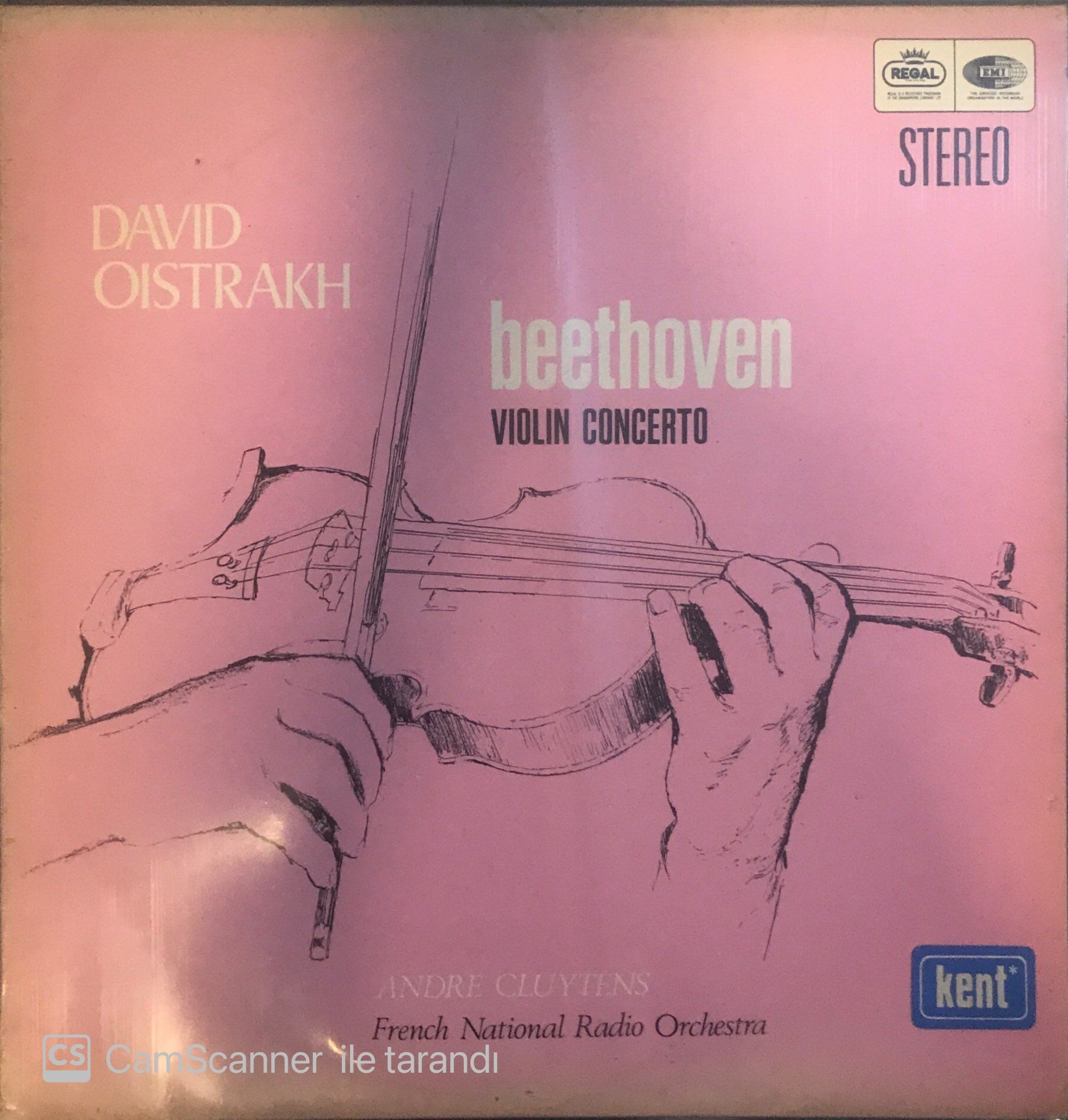 David Oistrakh Beethoven Violin Concerto LP