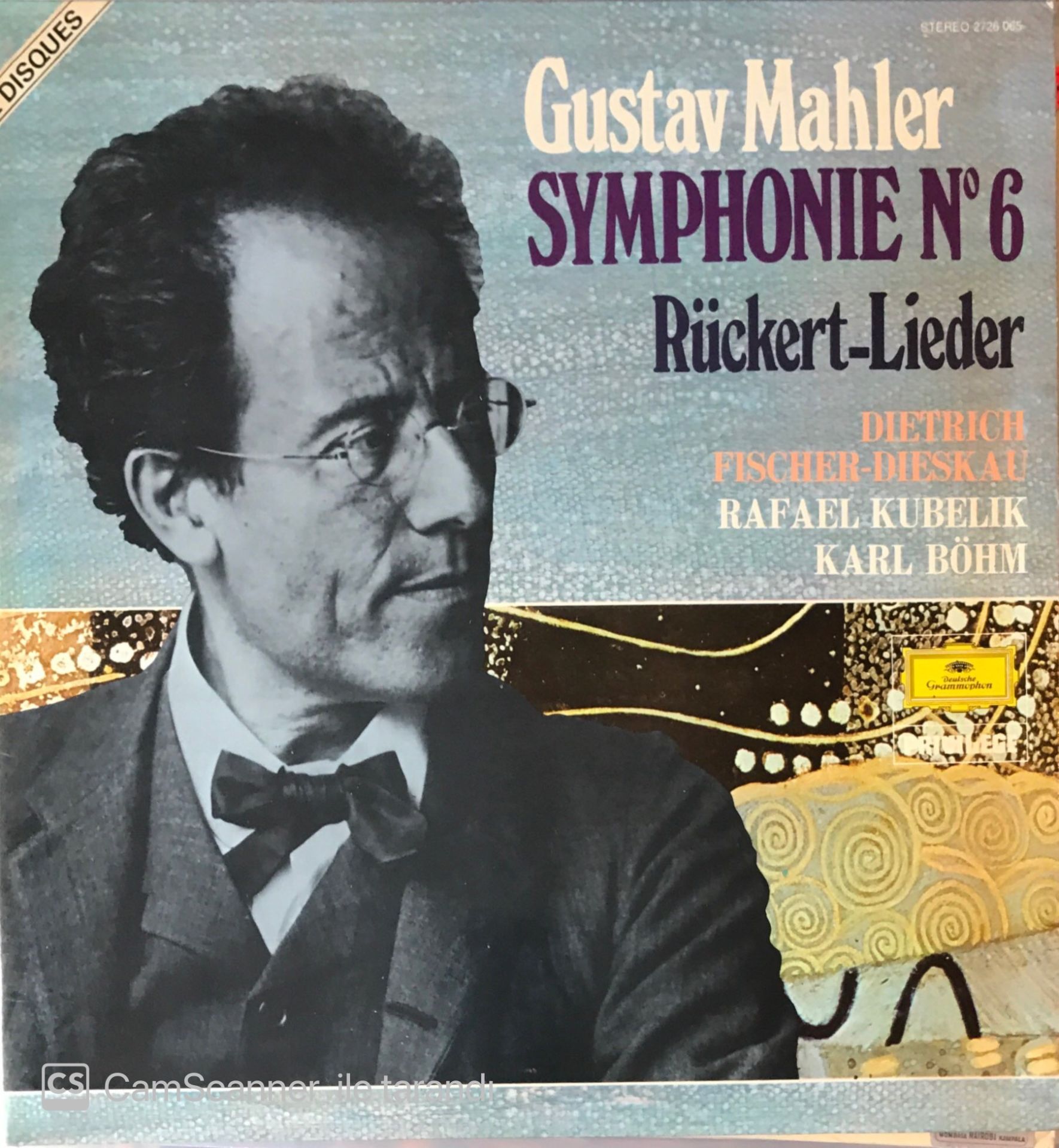 Gustav Mahler Symphonie N.6 Rückert Lieder Double LP