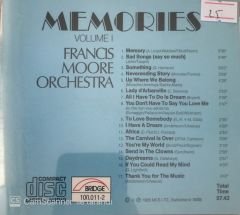 Francis Moore Memories 1 CD