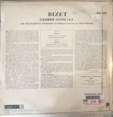 Bizet Carmen - The Philharmonia Orchestra Berlin - Otto Strauss - Suites 1 & 2 LP