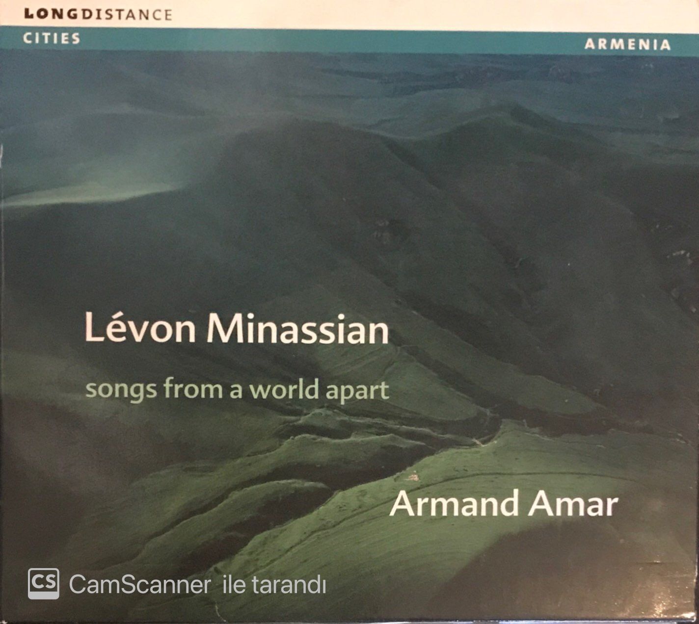 Levon Minassian & Armand Amar - Songs From A World Apart CD