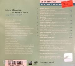 Levon Minassian & Armand Amar - Songs From A World Apart CD
