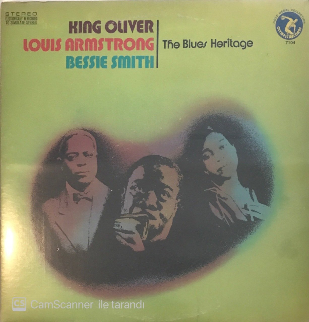 King Oliver Louis Armstrong Bessie Smith The Blues Heritage LP