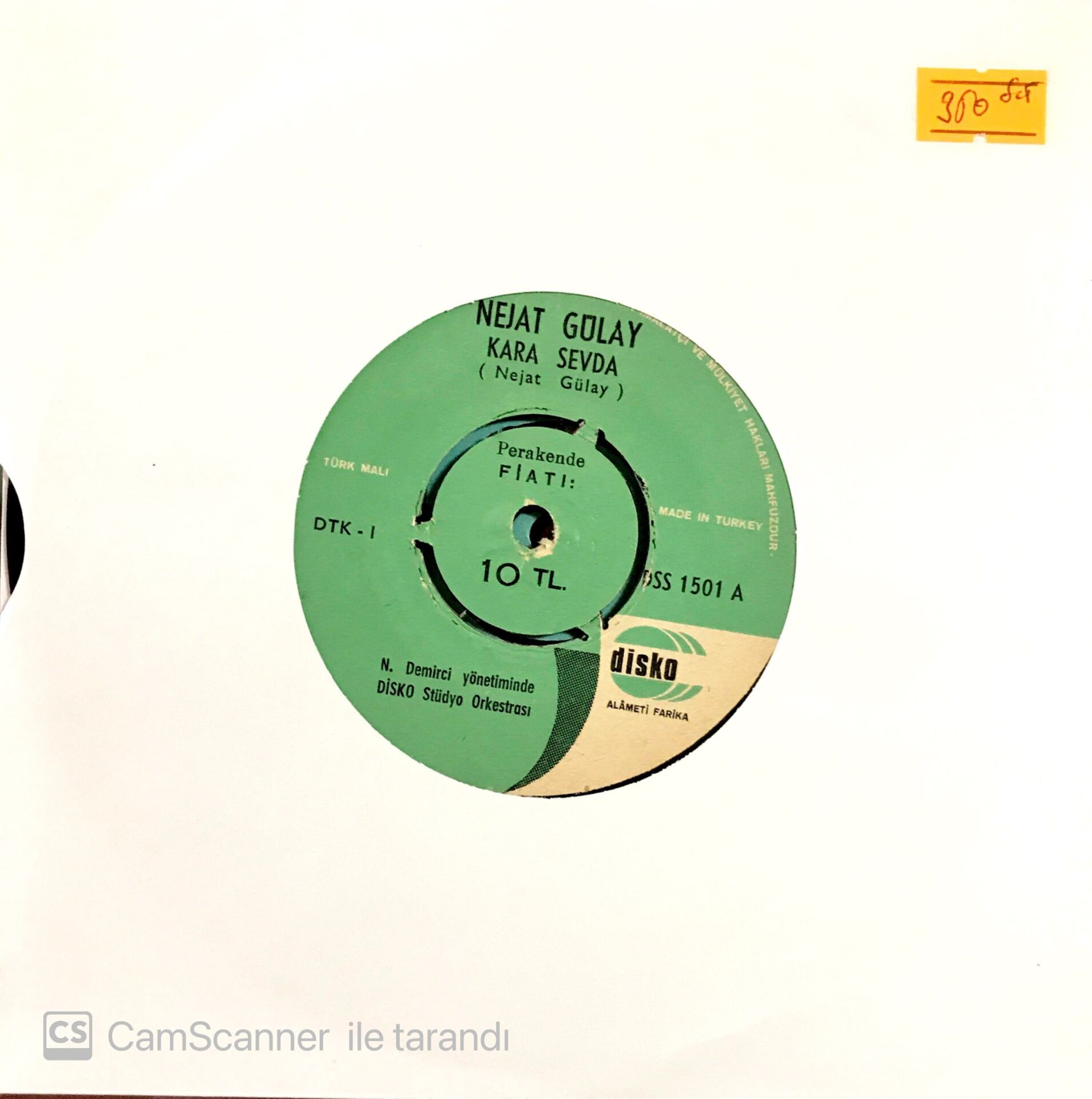 Nejat Gülay Kara Sevda 45 Lik