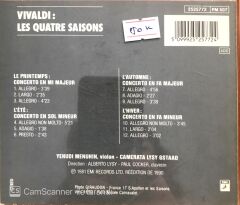 Vivaldi Les Quatre Saisons Yehudi Menuhin - CD