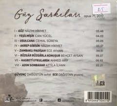 Fazıl Say Güz Şarkıları Güvenç Dağüstün Ece Dağıstan CD