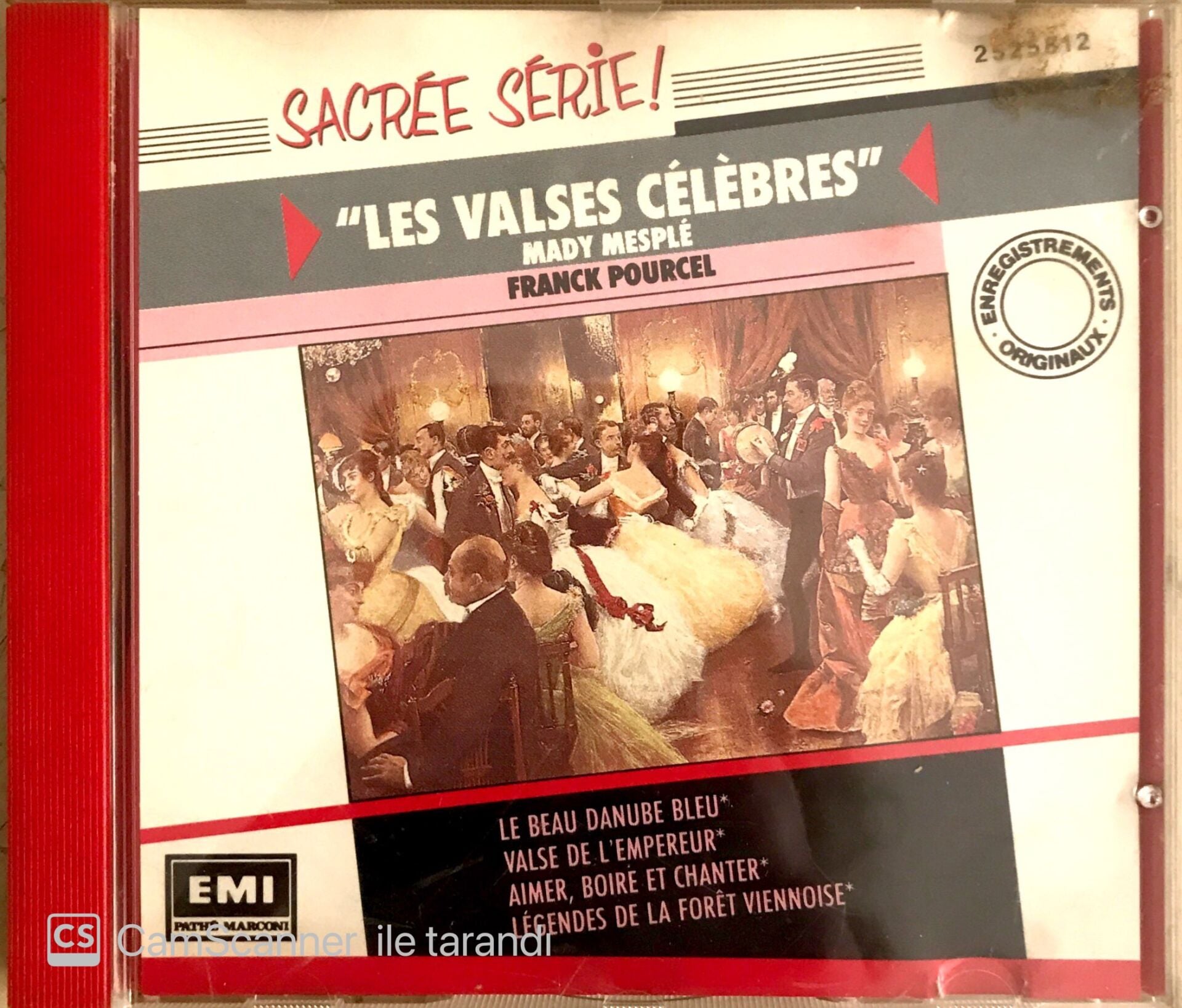 Les Valses Celebres - Mady Mesple-Franck Pourcel - CD
