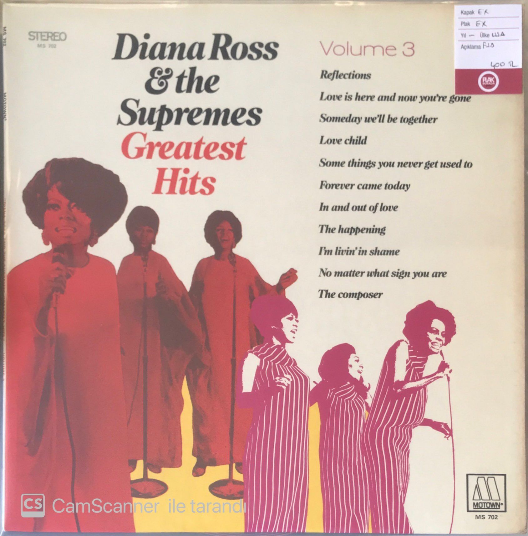 Diana Ross & The Supremes - Greatest Hits LP