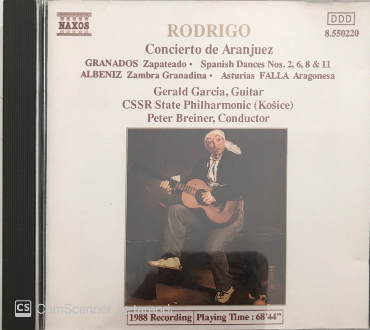 Rodrigo Concierto De Aranjuez CD