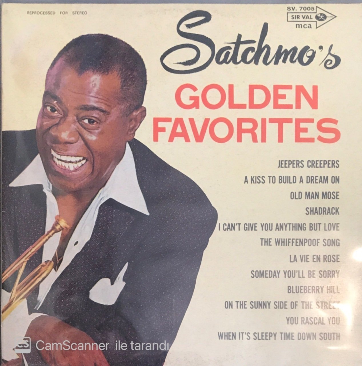 Satchmo's Golden Favorites LP