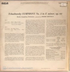 Tchaikovsky Symphony No. 5 In E Minor LP
