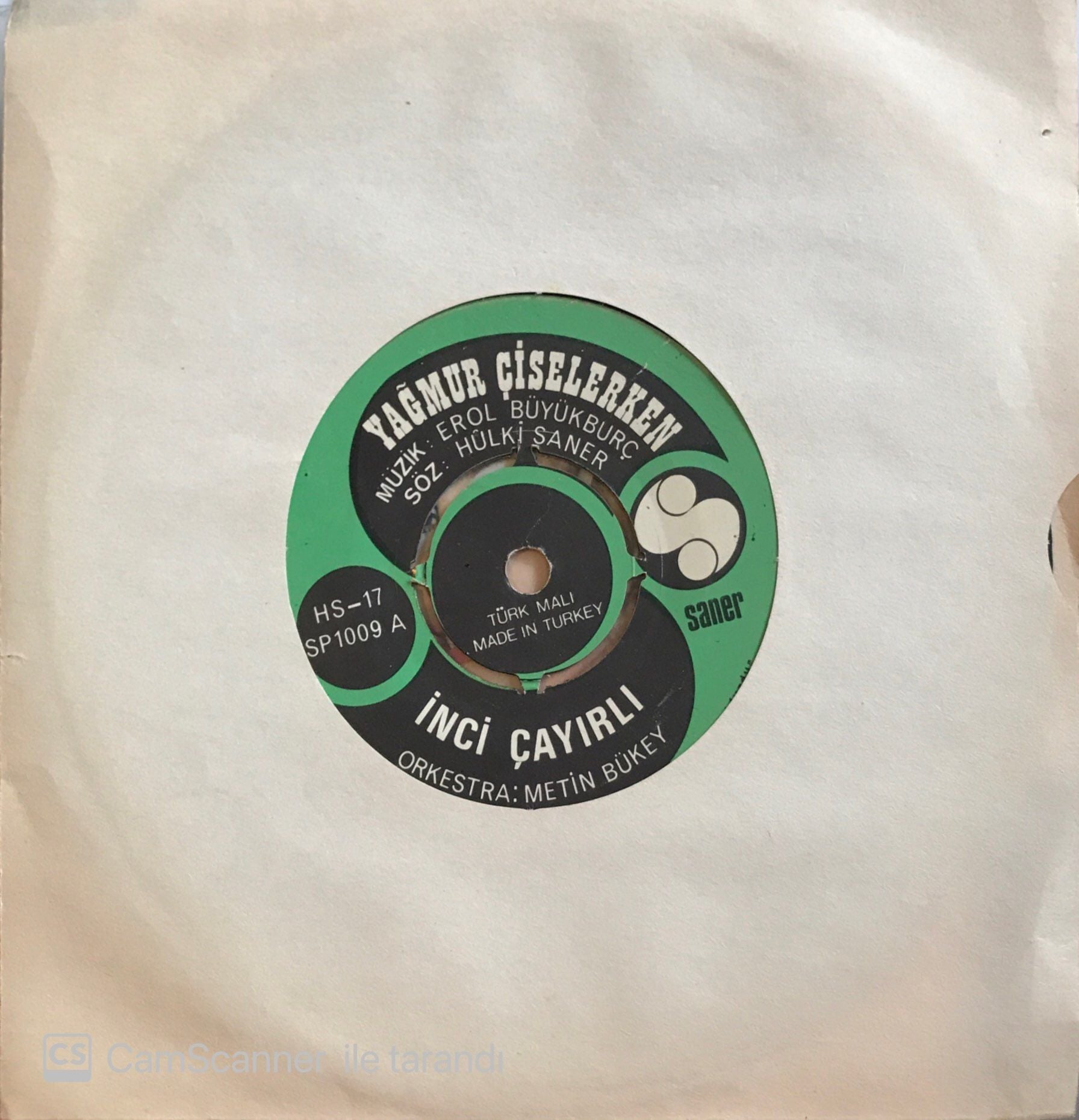 İnci Çayırlı Yağmur Çiselerken 45lik