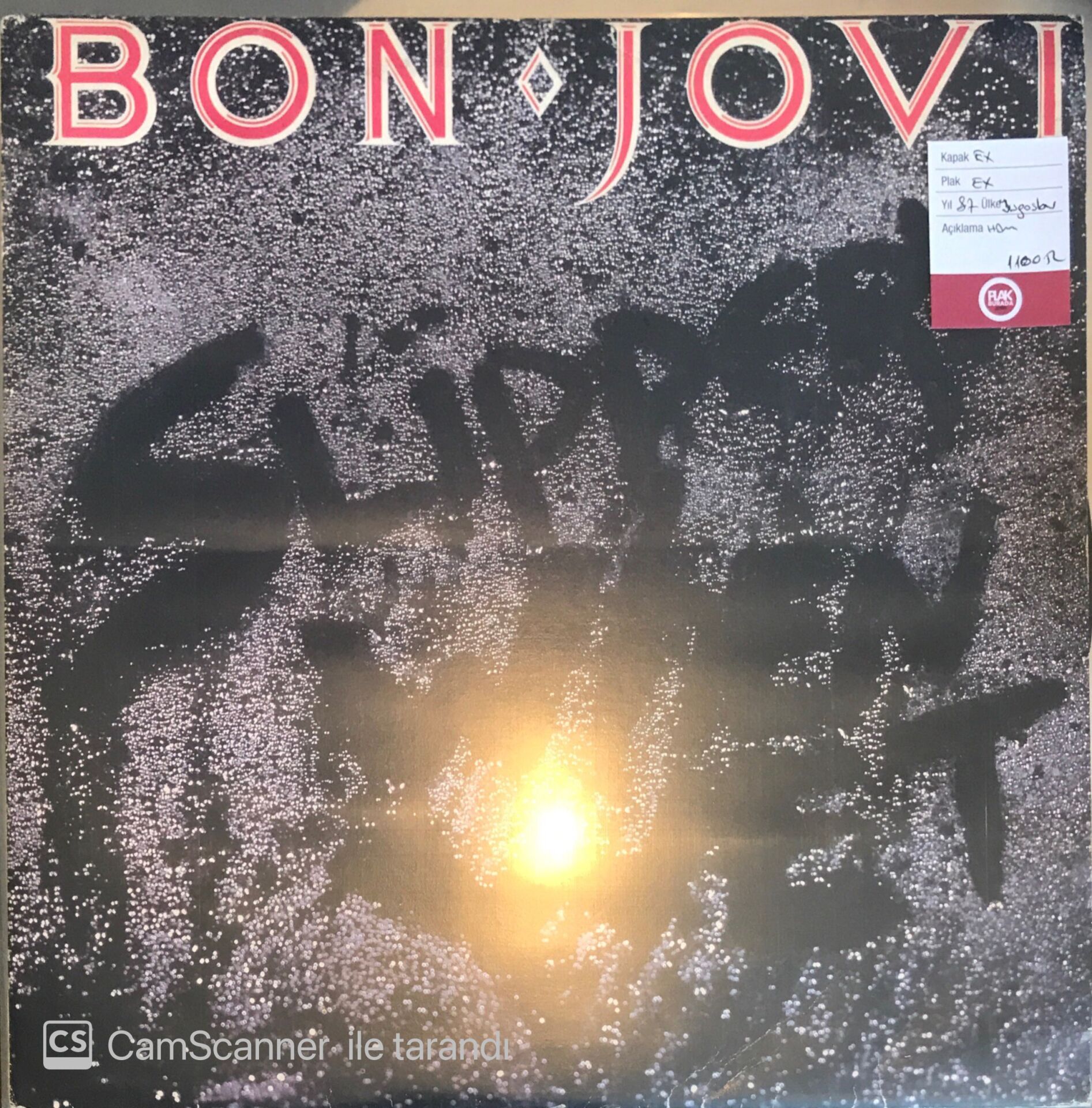 Bon Jovi - Slippery When Wet LP