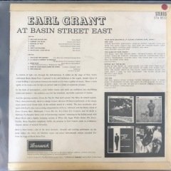 Earl Grant At Basın Street East LP