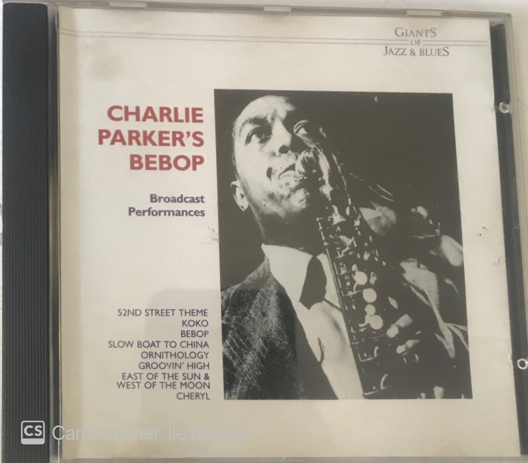 Charlie Parker's Bebop Broadcast Performances CD