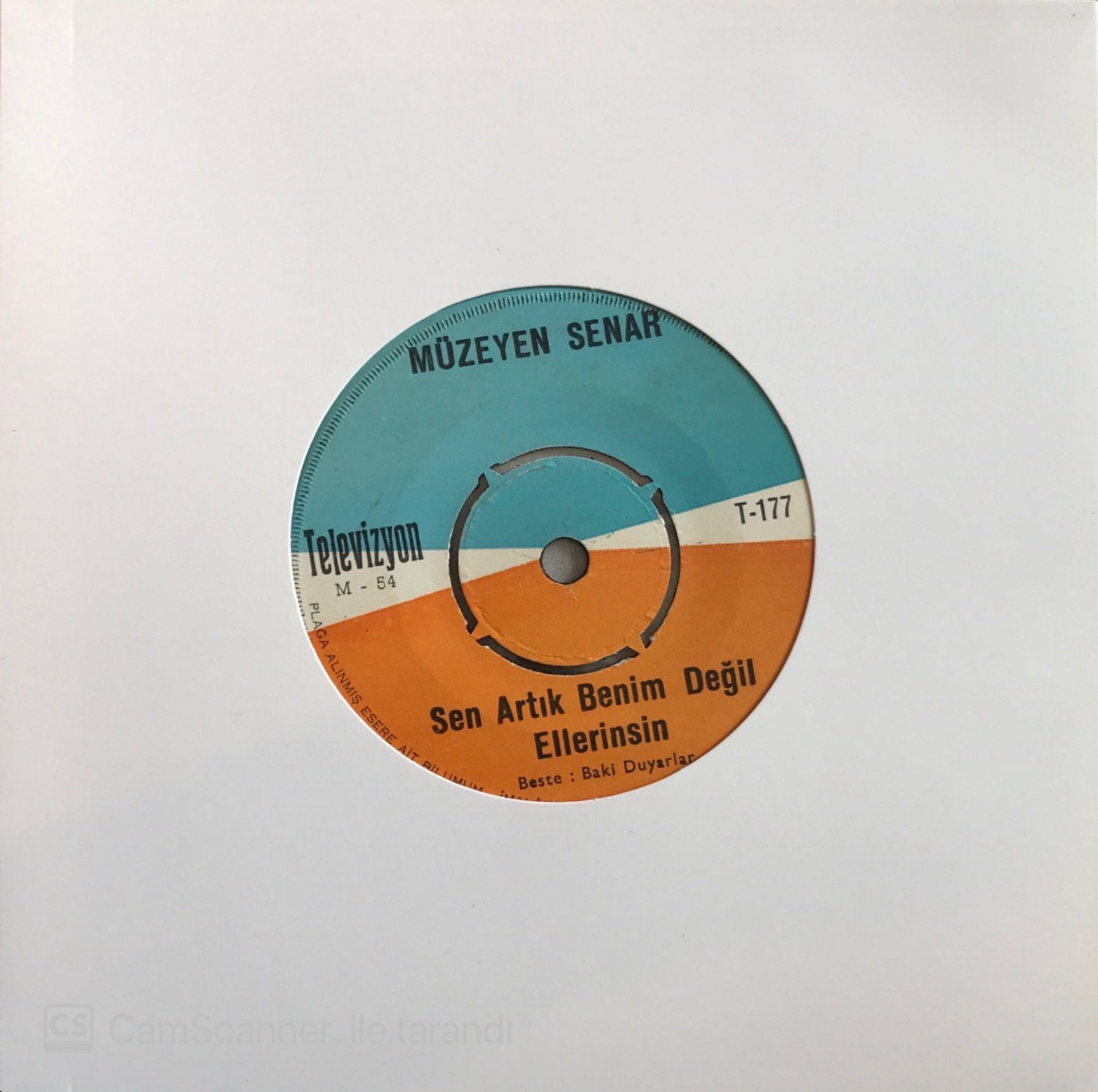 Müzeyyen Senar Sen Artık Benim Değil Ellerinsin 45lik