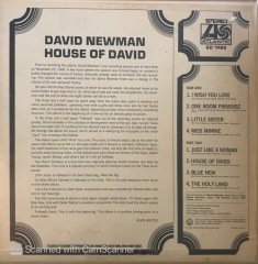 David Newman House Of David LP