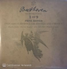 Beethoven Symphonies 1 and 9 Fritz Reiner Double LP