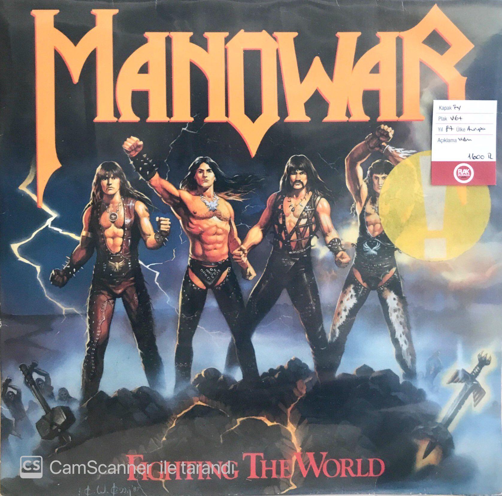 Manowar / Fighting The World LP